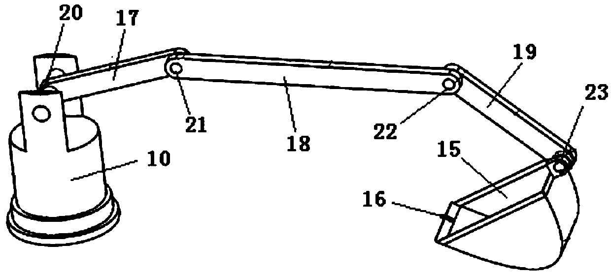 Inspection robot for detecting soil of abandoned mine land and working method thereof