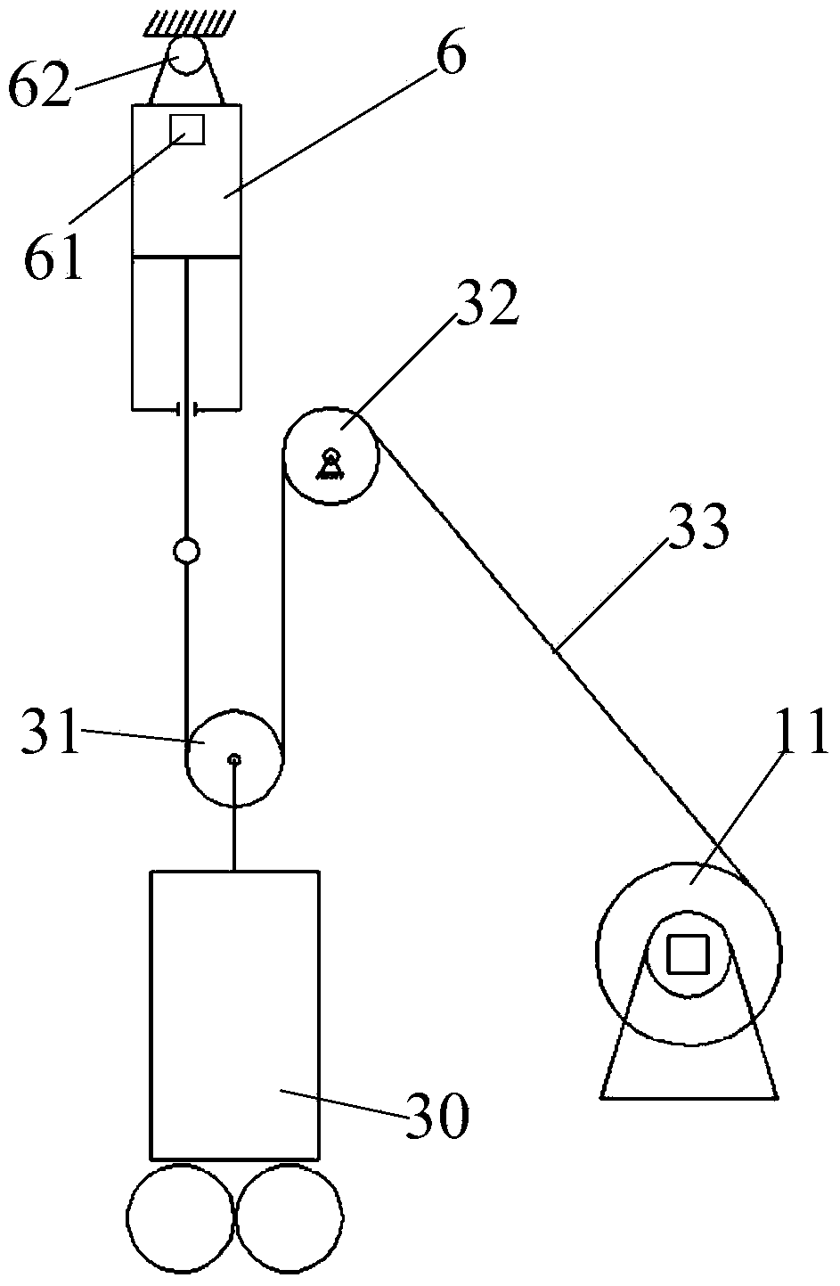 Hydraulic control feeding system and hydraulic control feeding method