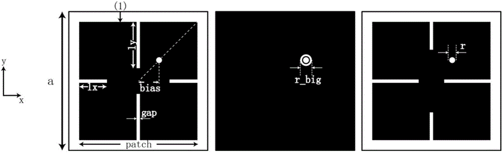 Polarization switching surface based on sub-wavelength harmonic structure