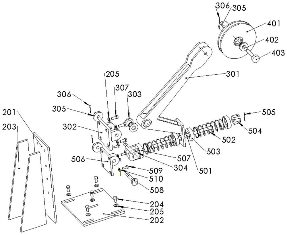 A limit bracket device for an underwater platform lifting system