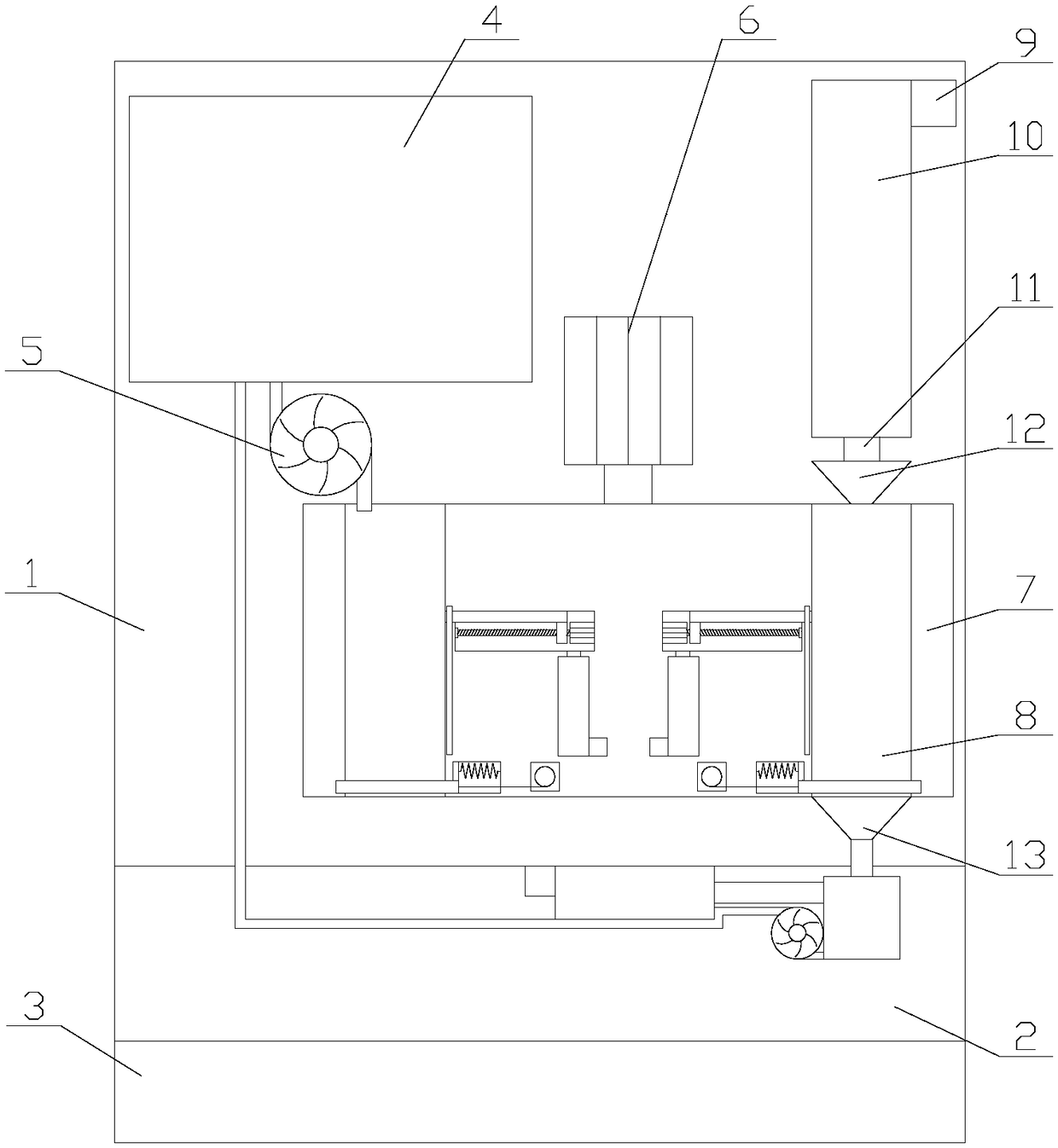 Agricultural product filling device with good filling effect