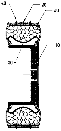 Puncture-proof, bullet-proof and skid-proof tire