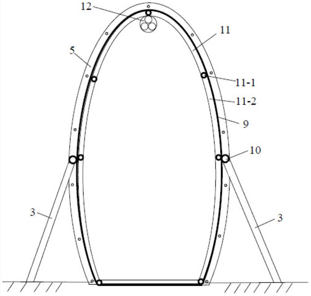 A mine escape pipeline