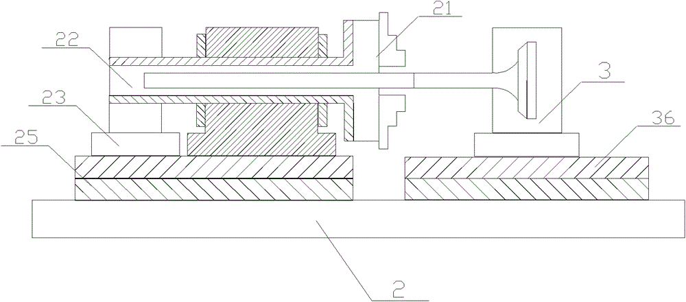 Bimetallic material friction welding air valve detection device