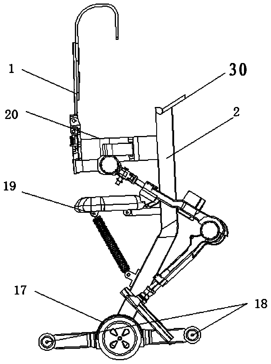 An auxiliary exoskeleton robot based on mobile platform