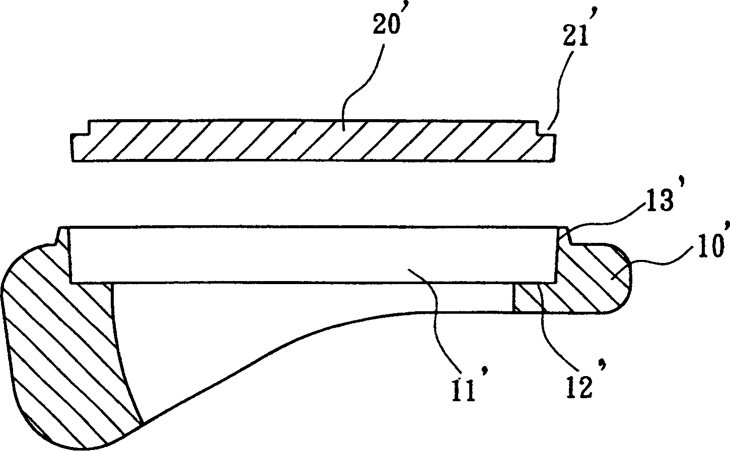 Golf ball rod head with a top brace driving panel backing ring