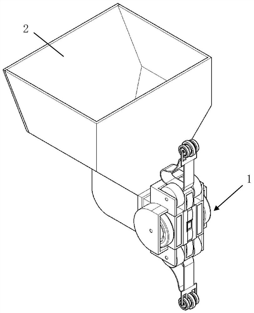 A brick joint filling and pointing device and construction method