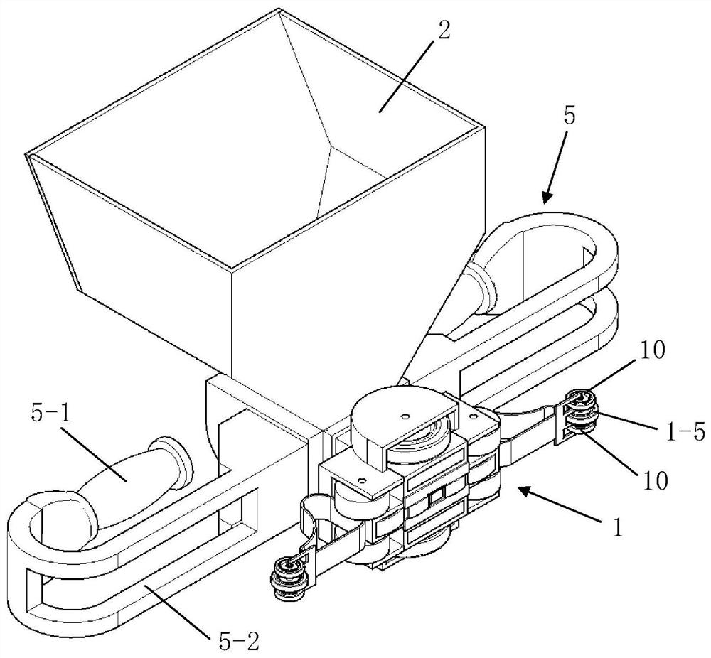 A brick joint filling and pointing device and construction method