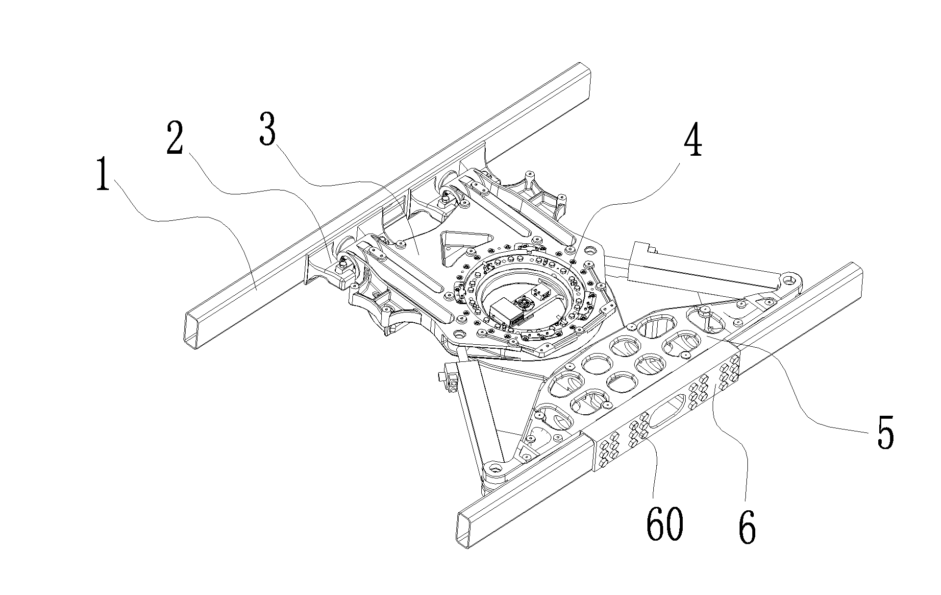 Articulated Chassis System of Large Articulated Vehicle