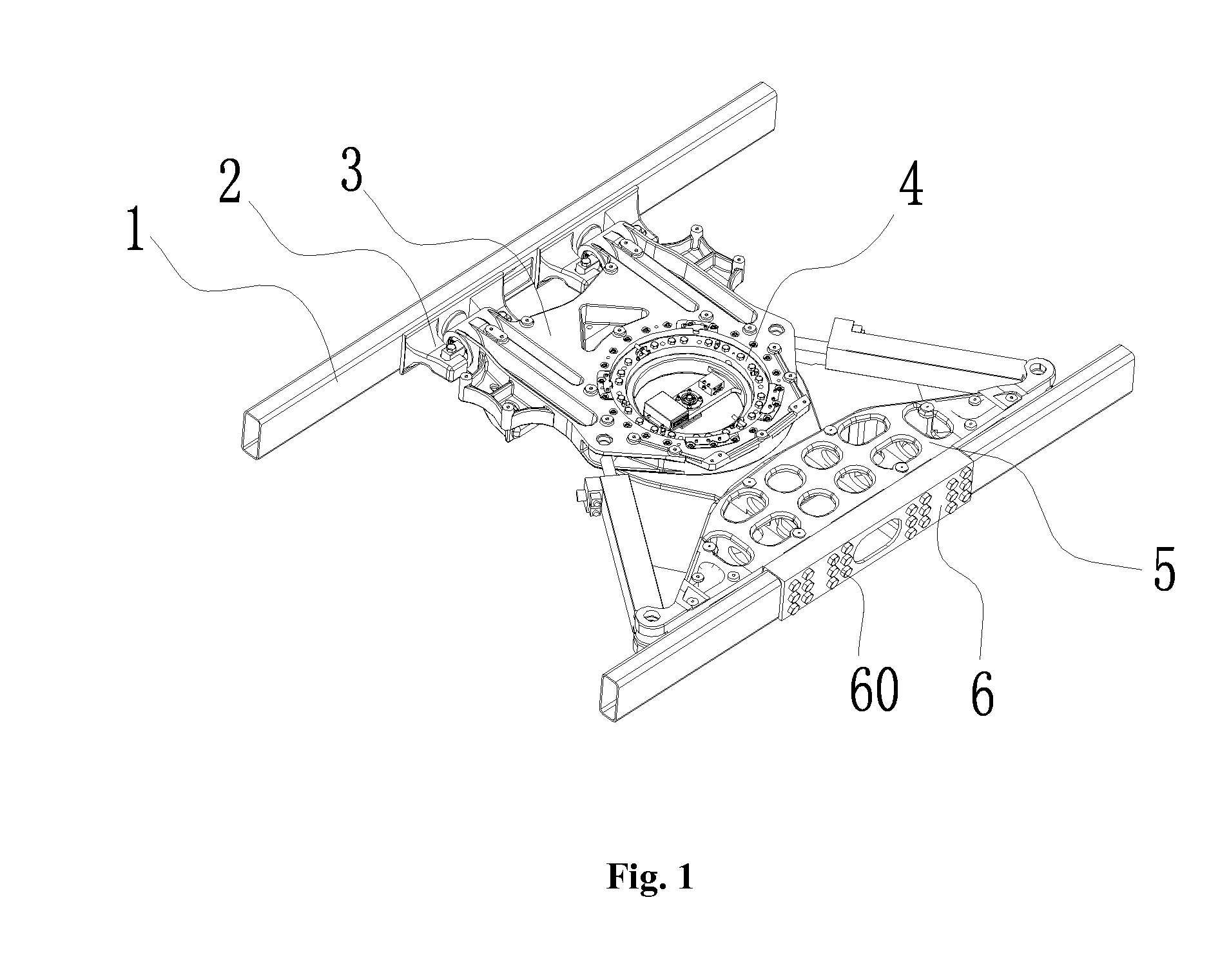 Articulated Chassis System of Large Articulated Vehicle