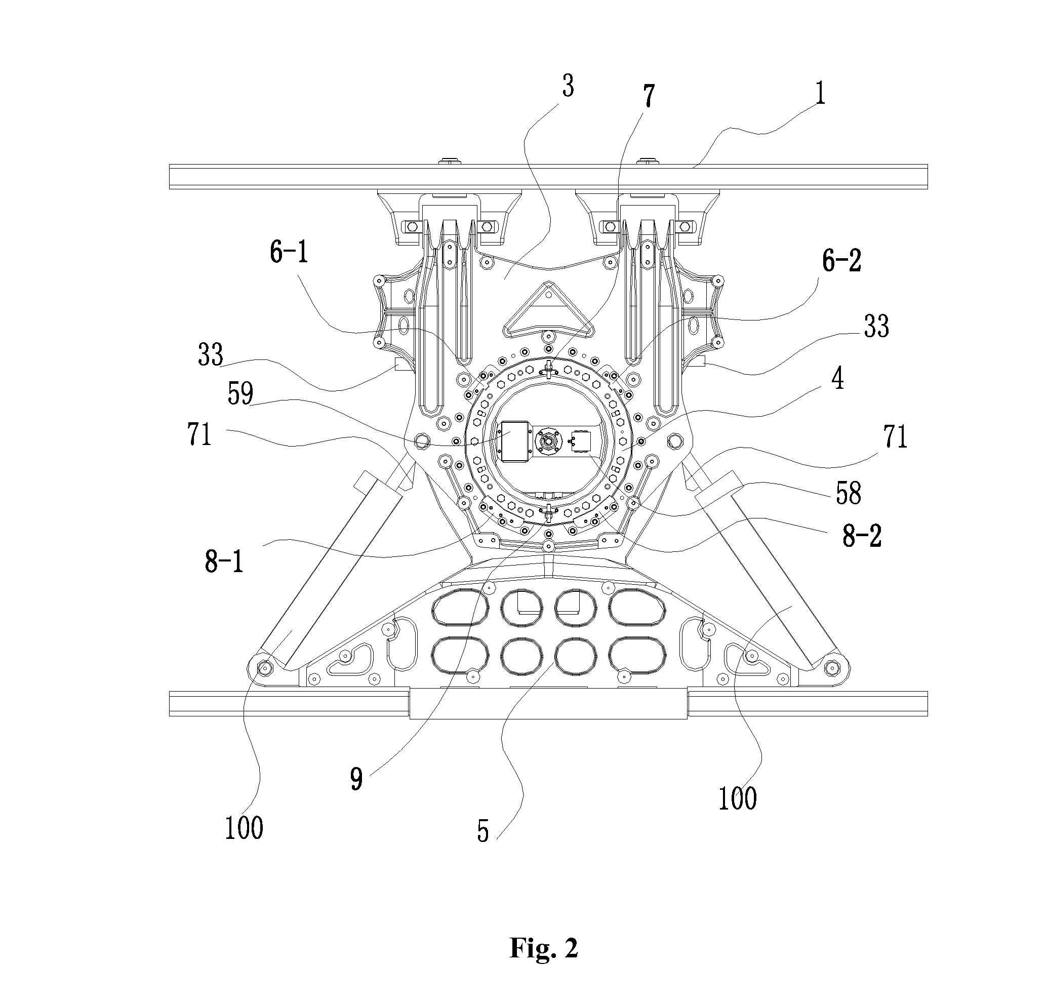 Articulated Chassis System of Large Articulated Vehicle