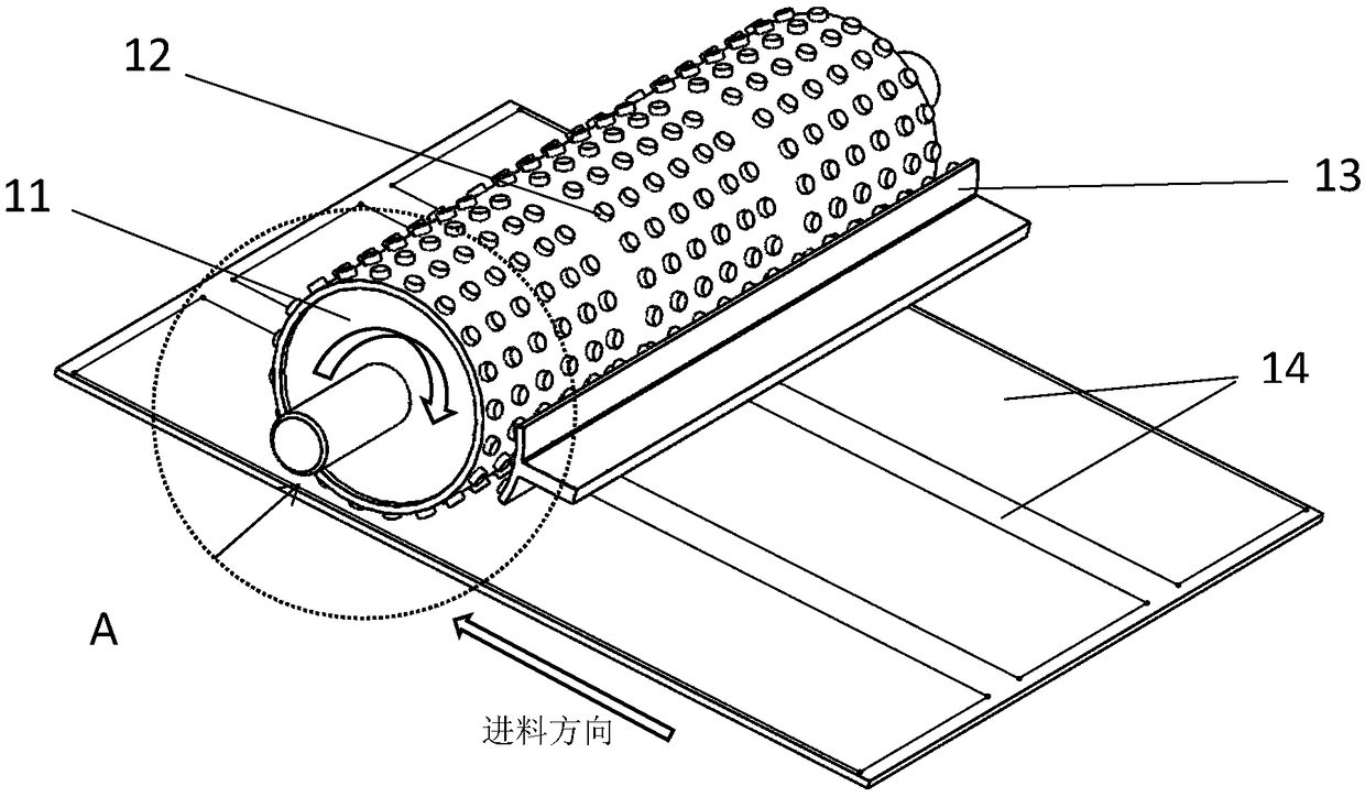 A kind of continuous lamination method of composite floor