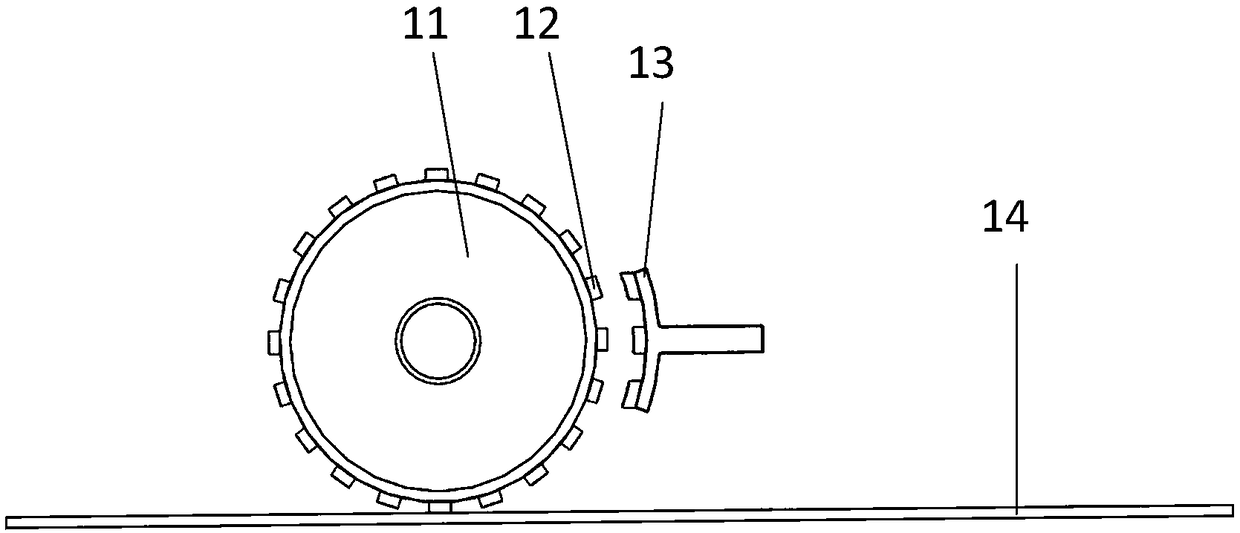 A kind of continuous lamination method of composite floor