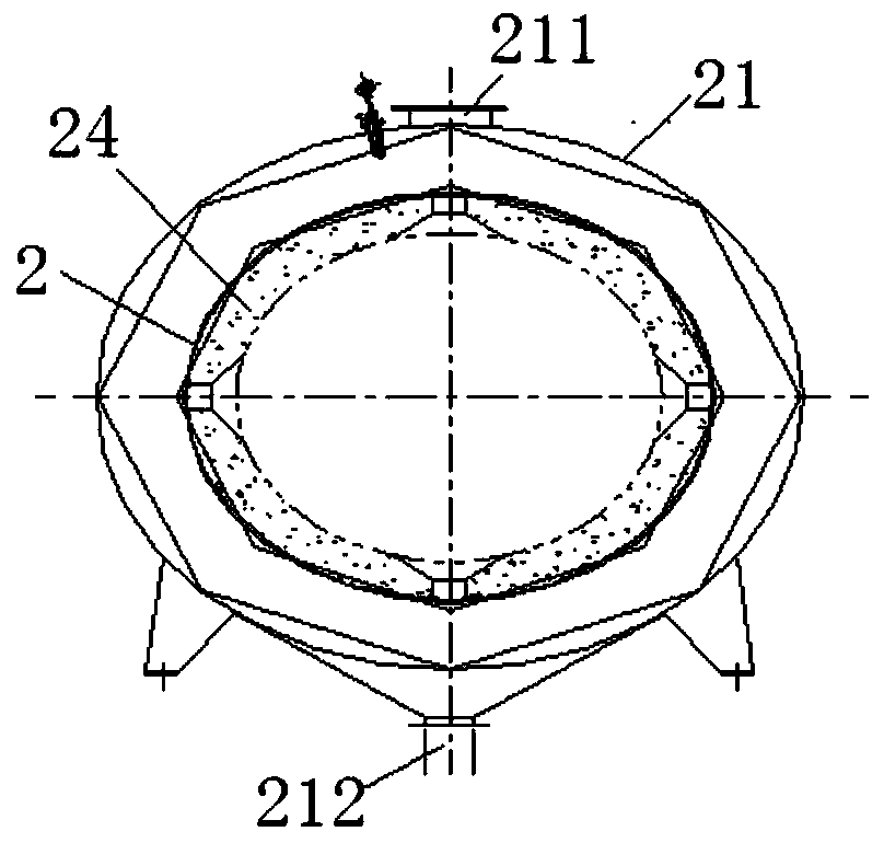 A thermal cracking device for Fischer-Tropsch synthesis reaction wax slag and its application method