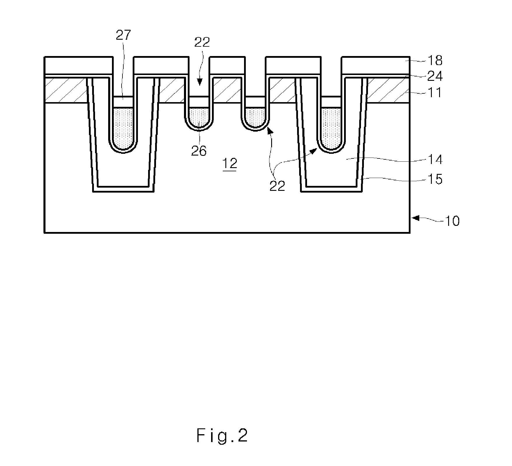 Transistor of semiconductor device and method for manufacturing the same