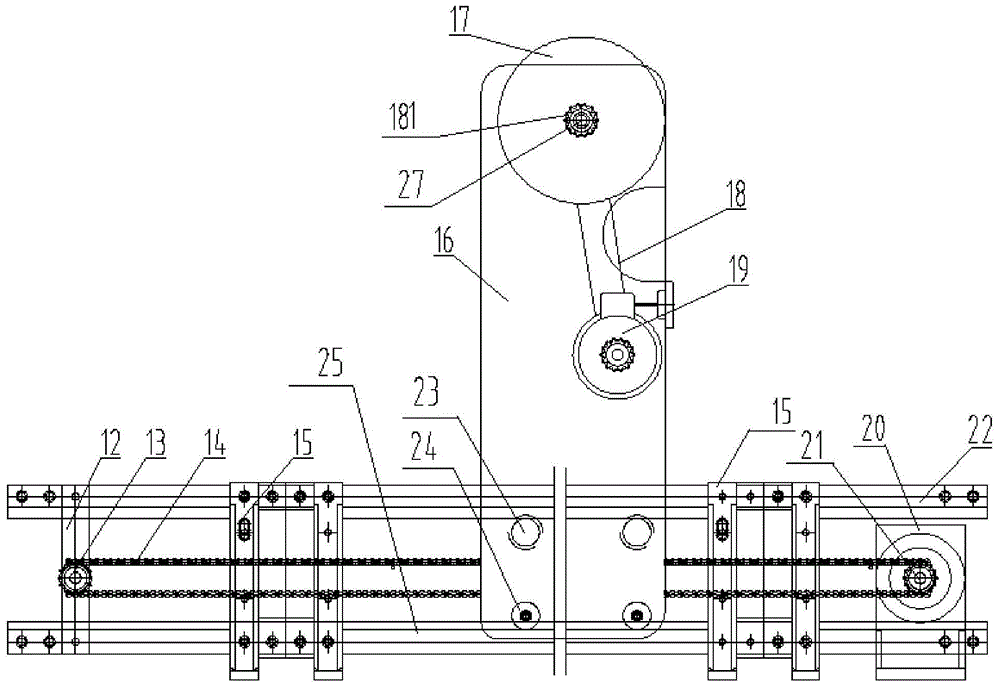 Automatic film paving equipment of luggage rack press and luggage rack press