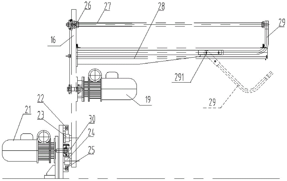 Automatic film paving equipment of luggage rack press and luggage rack press