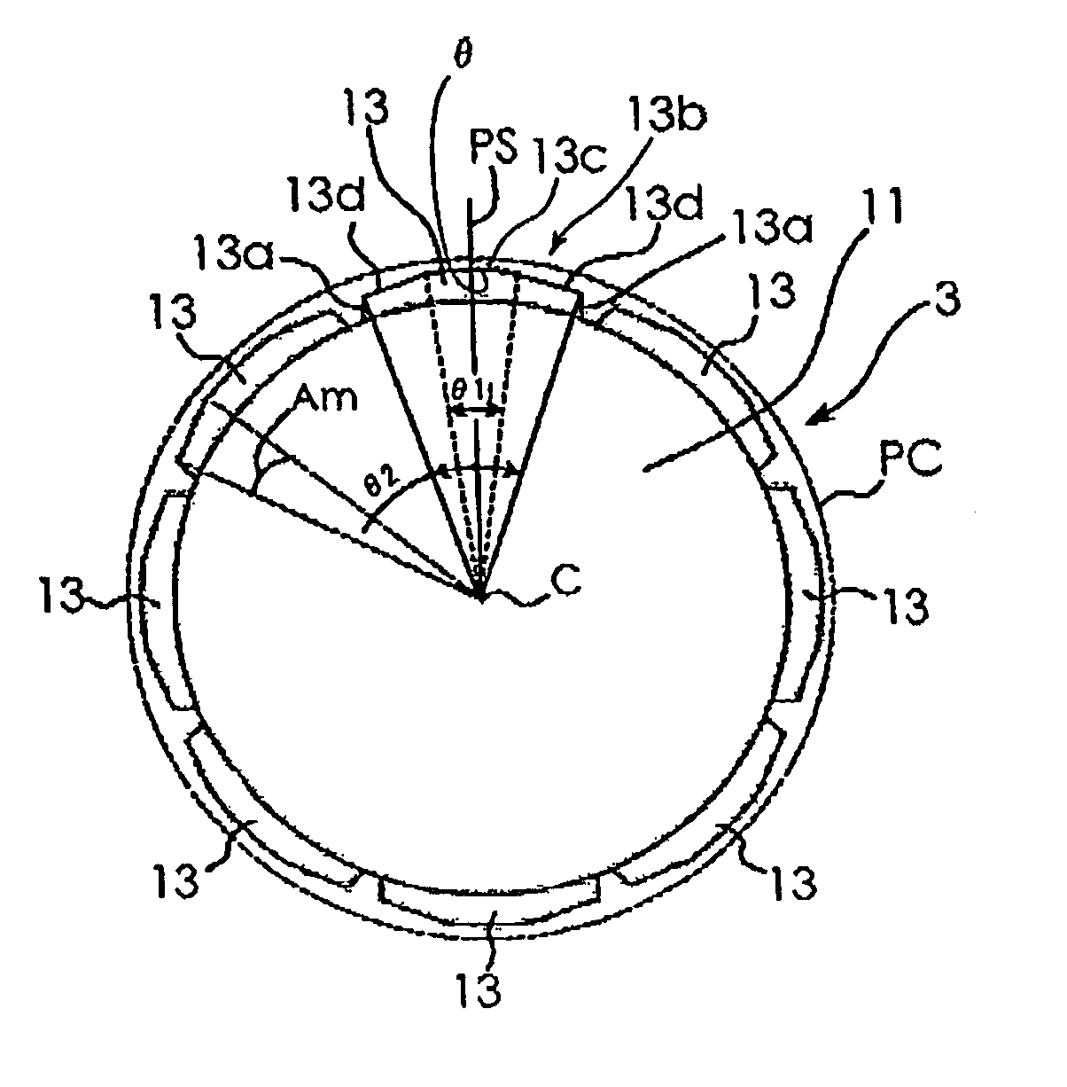 Permanent magnet rotary motor