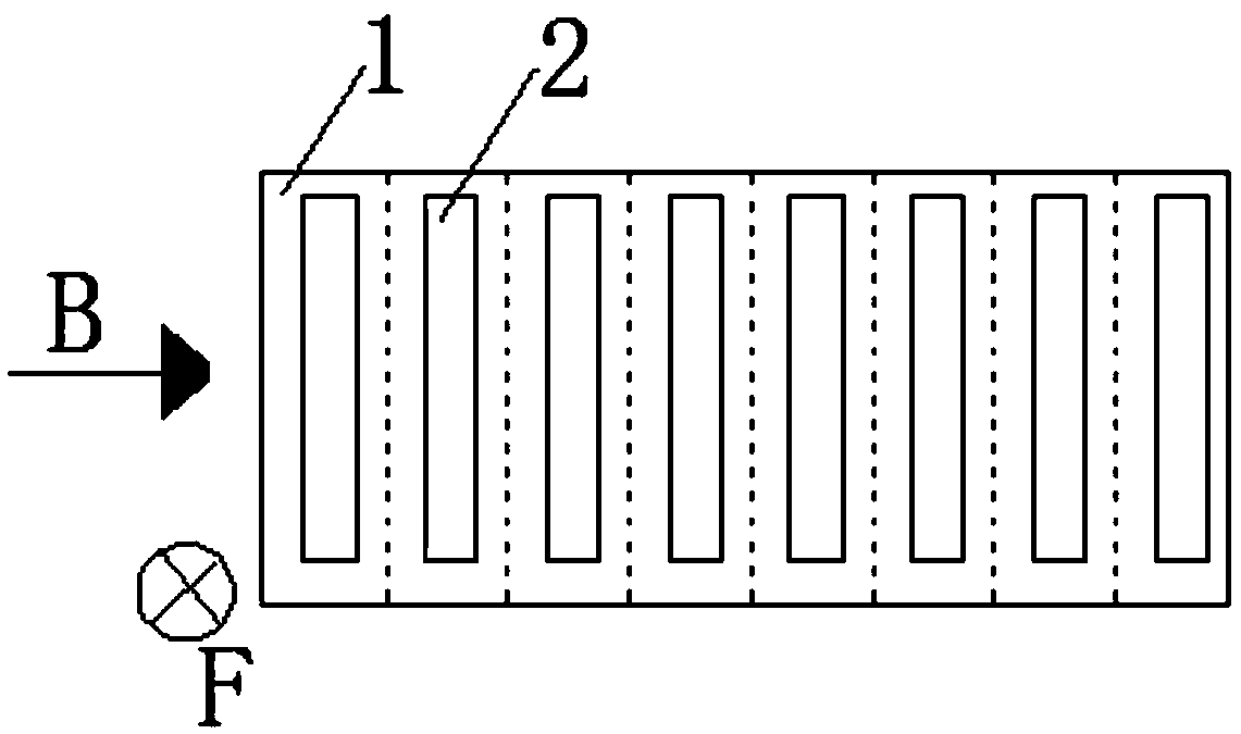 A kind of magnet vertical press molding method and its molding equipment