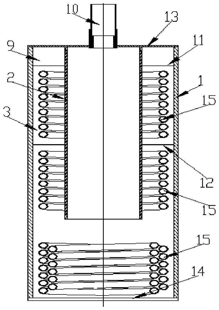 Tank-type evaporator and air conditioner