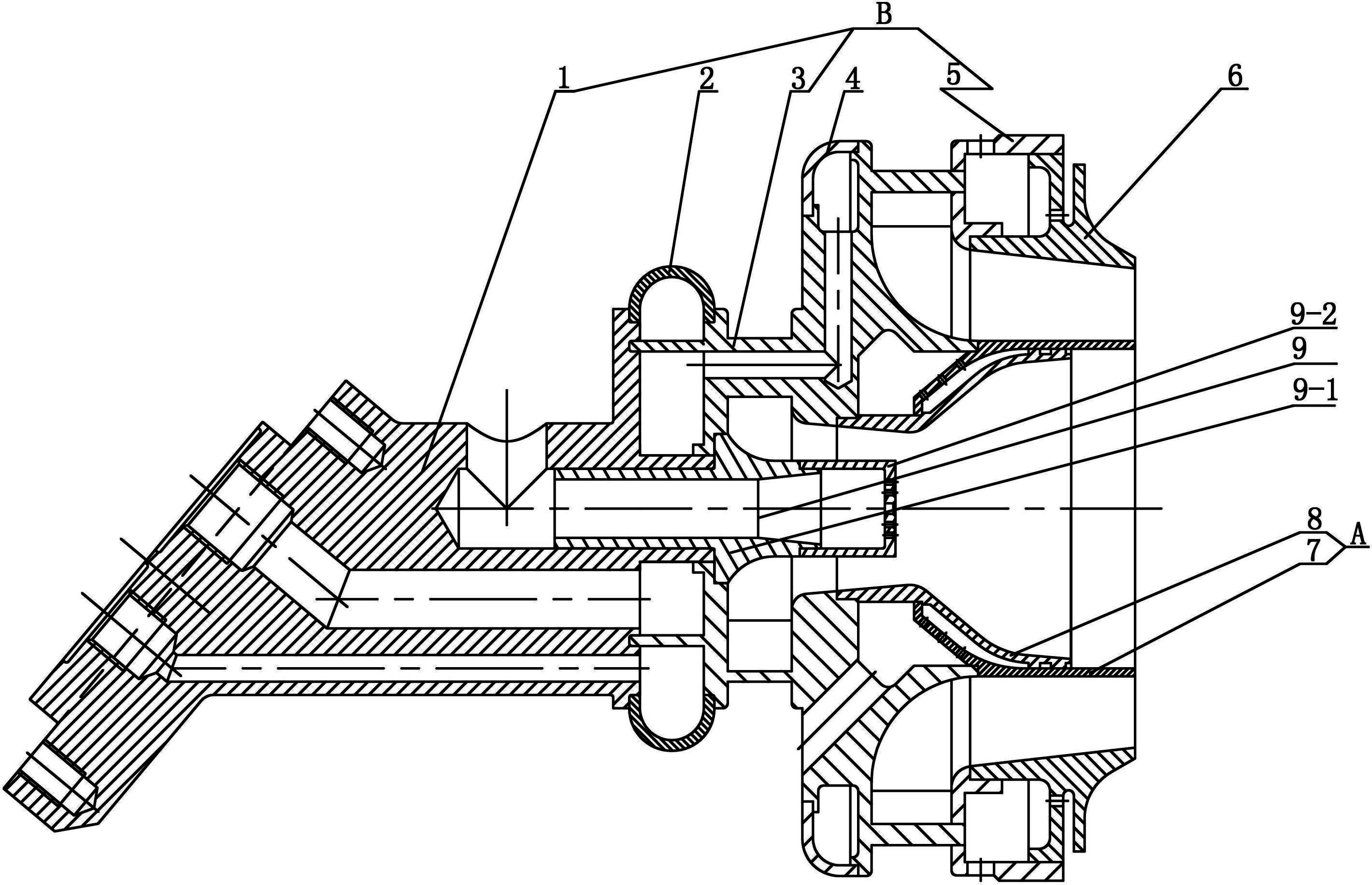 Vacuum brazing method of gas burner of combustion chamber of gas turbine