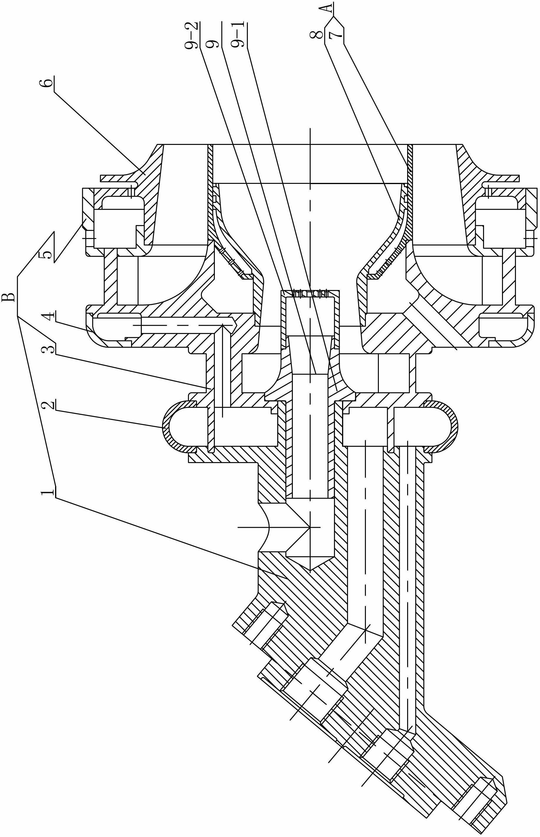 Vacuum brazing method of gas burner of combustion chamber of gas turbine