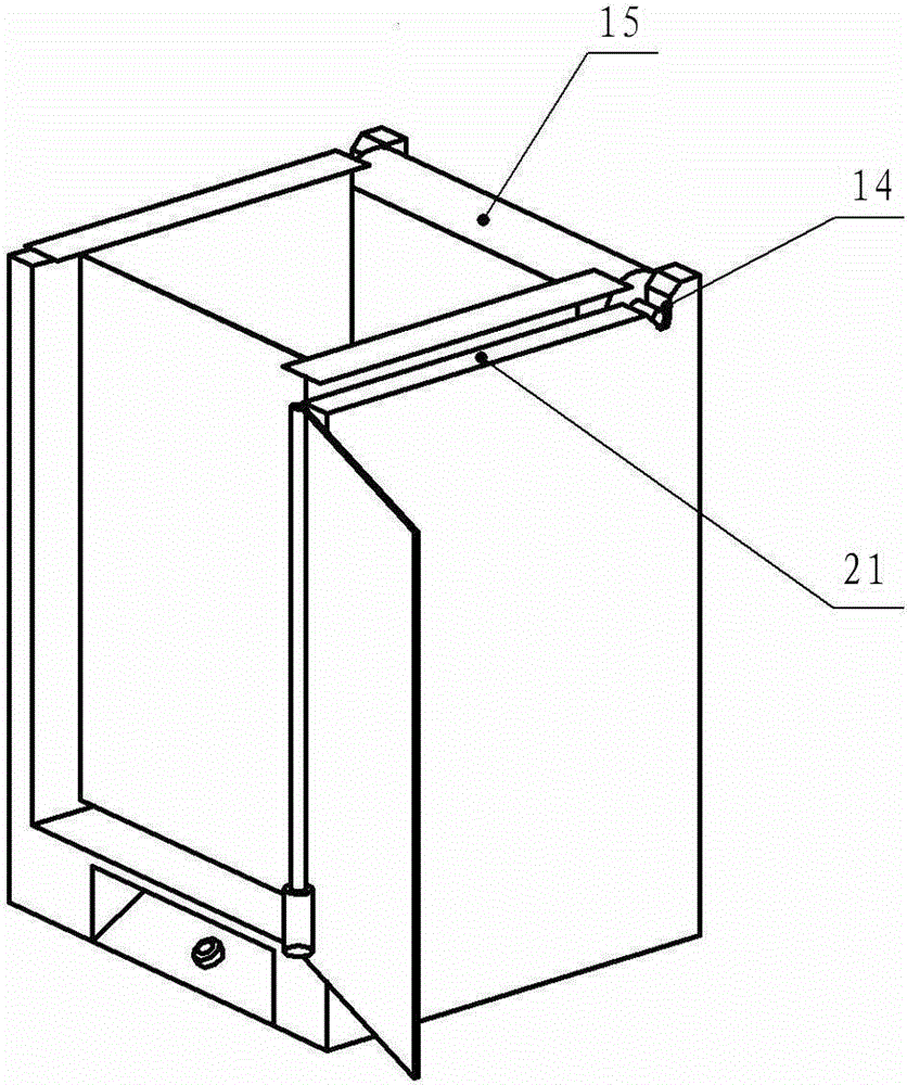 Automatic bag replacement garbage can