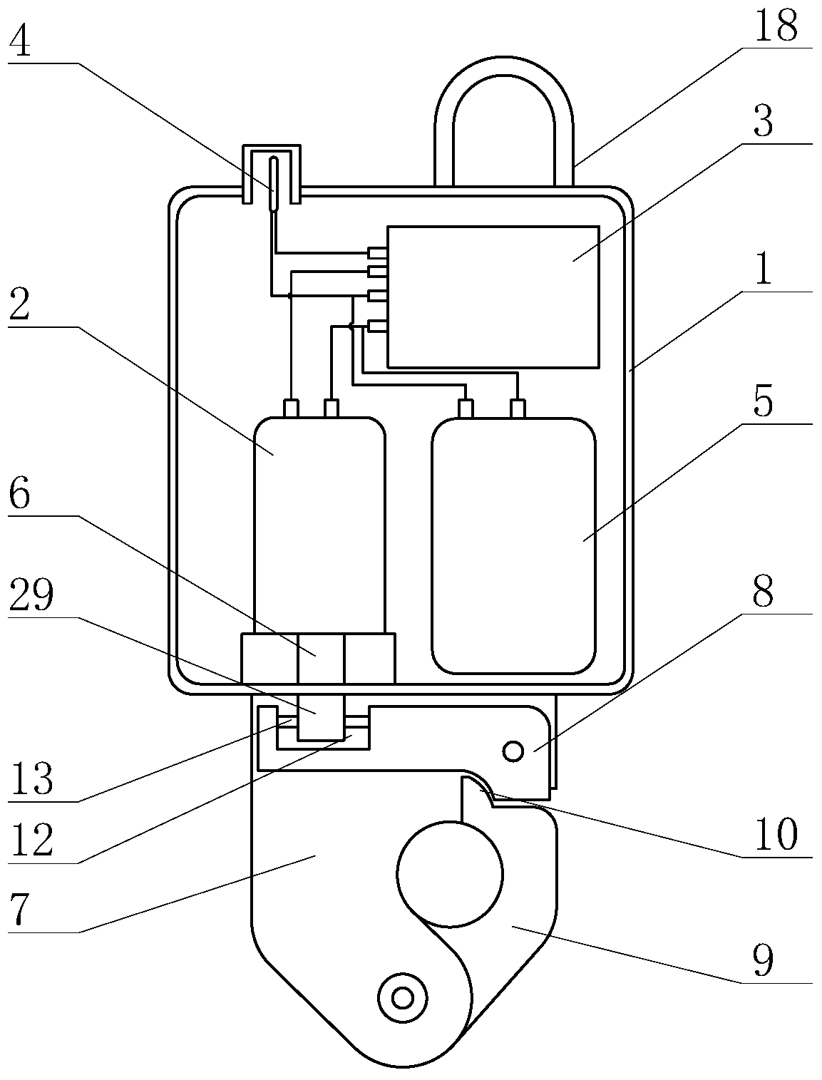 Water electronic remote control release