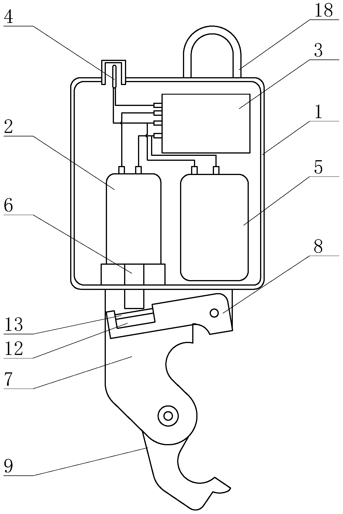 Water electronic remote control release