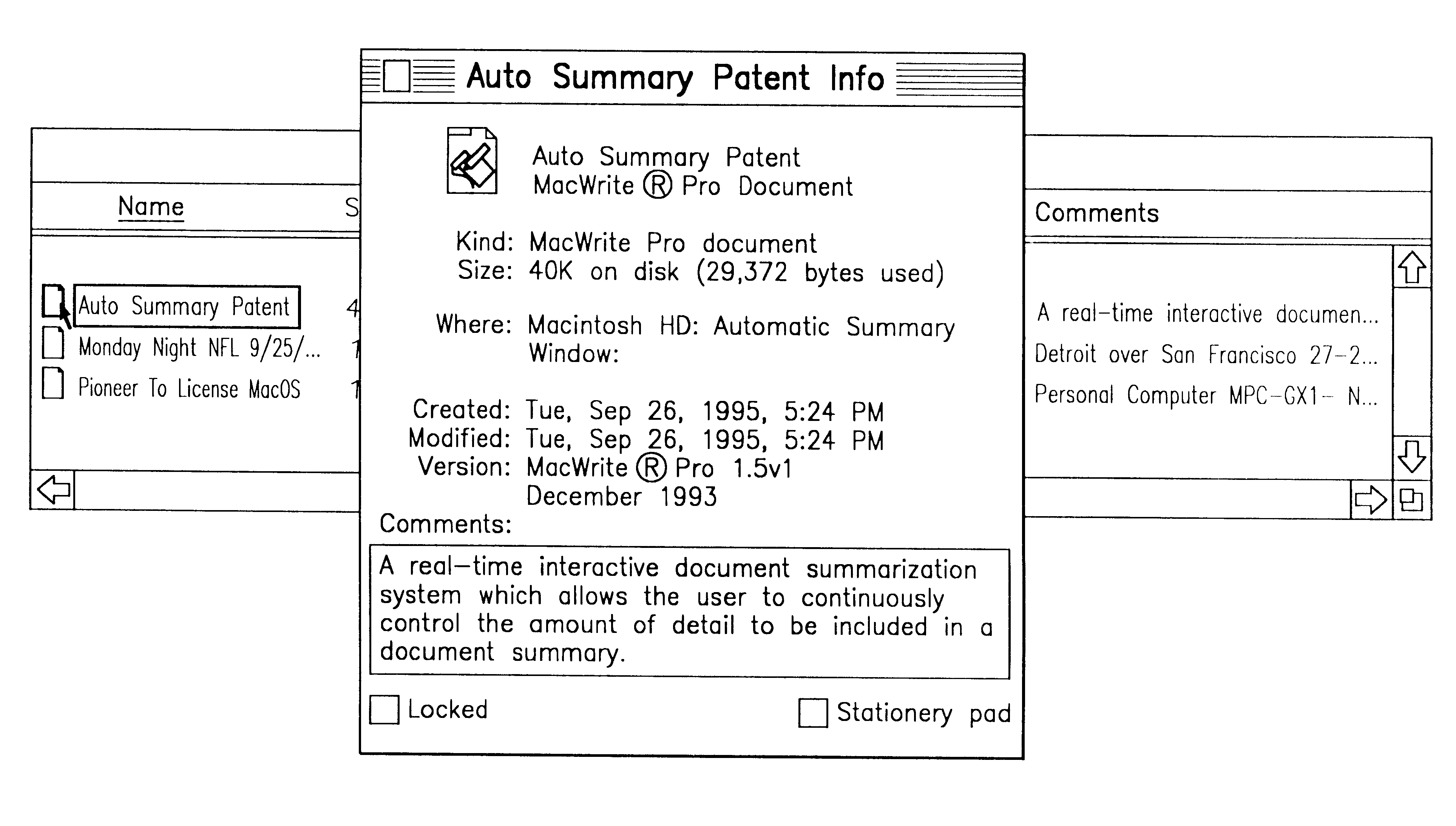 Auto-summary of document content