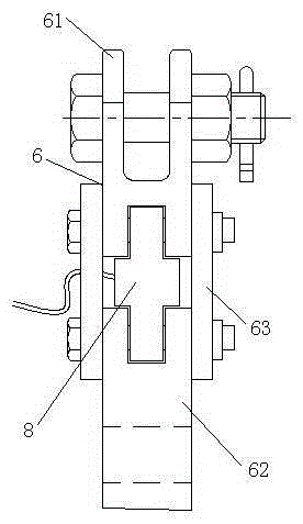 Pre-twisted suspension clamp with monitoring function