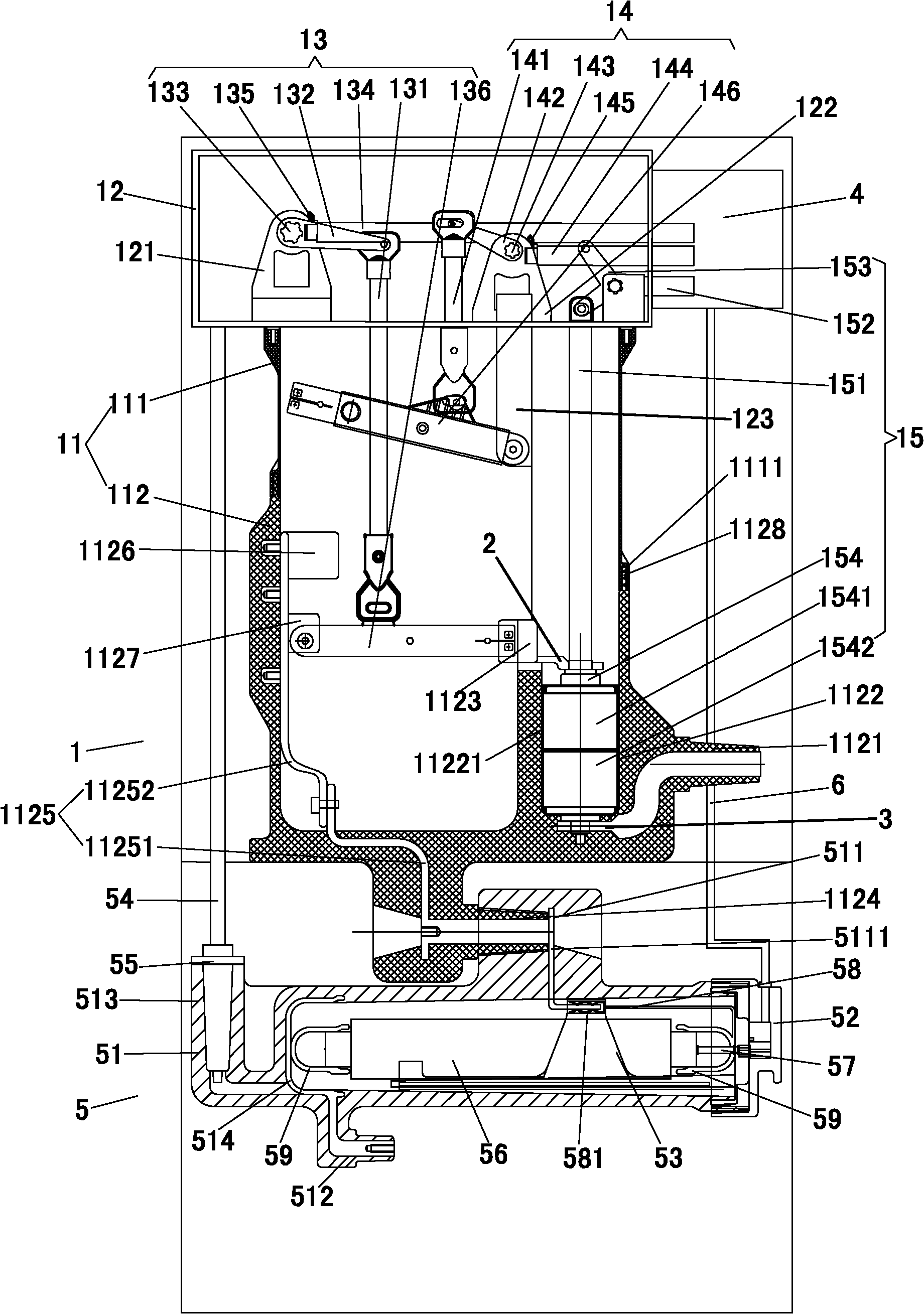 24kV solid insulated fully-closed switch combined electrical appliance