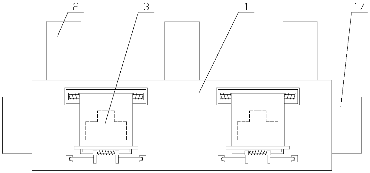 Efficient heat dissipation type 5G communication router with dustproof function