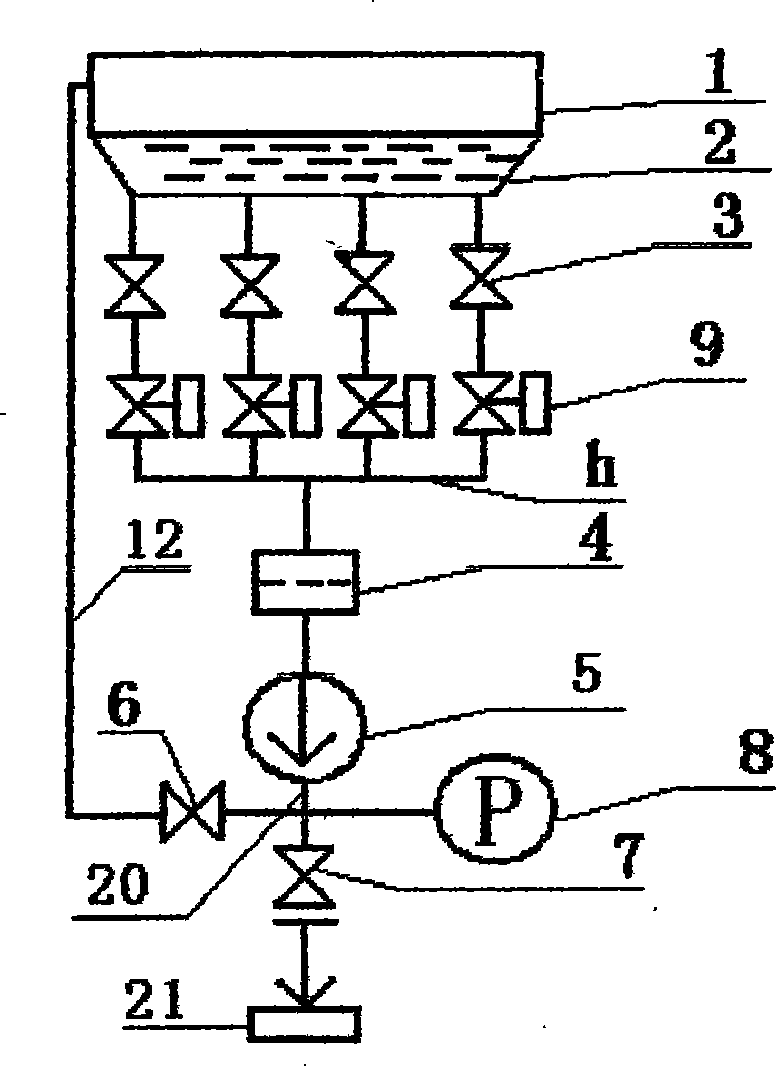 Condenser condensed water sampling device separator for water and vapor