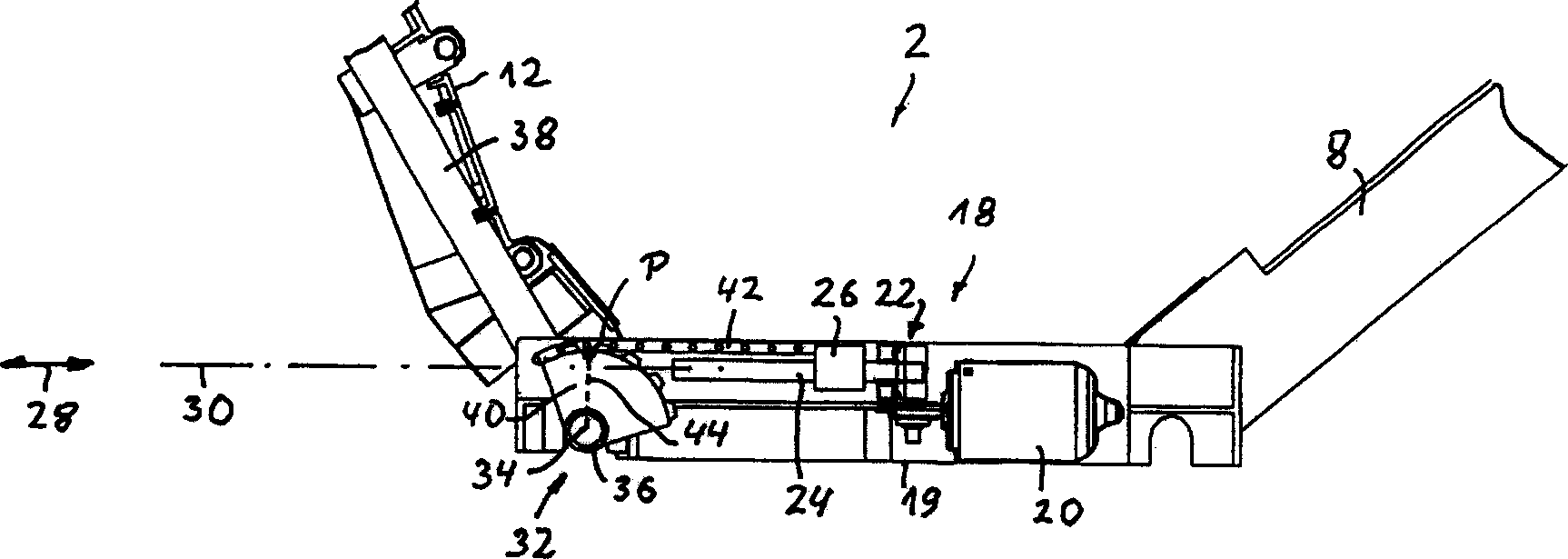 Electromechanical furniture drive mechanism