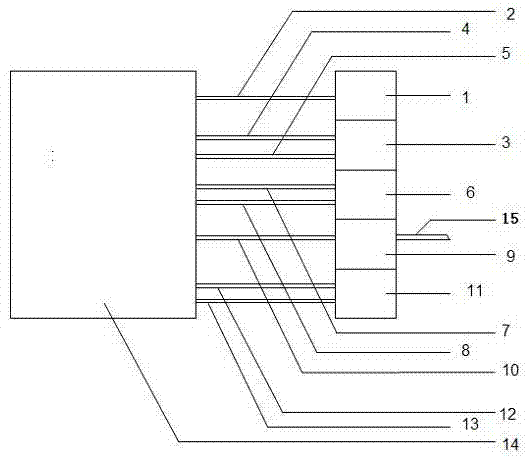 Pollution control structure of tanning water yard and pollution control method therefor