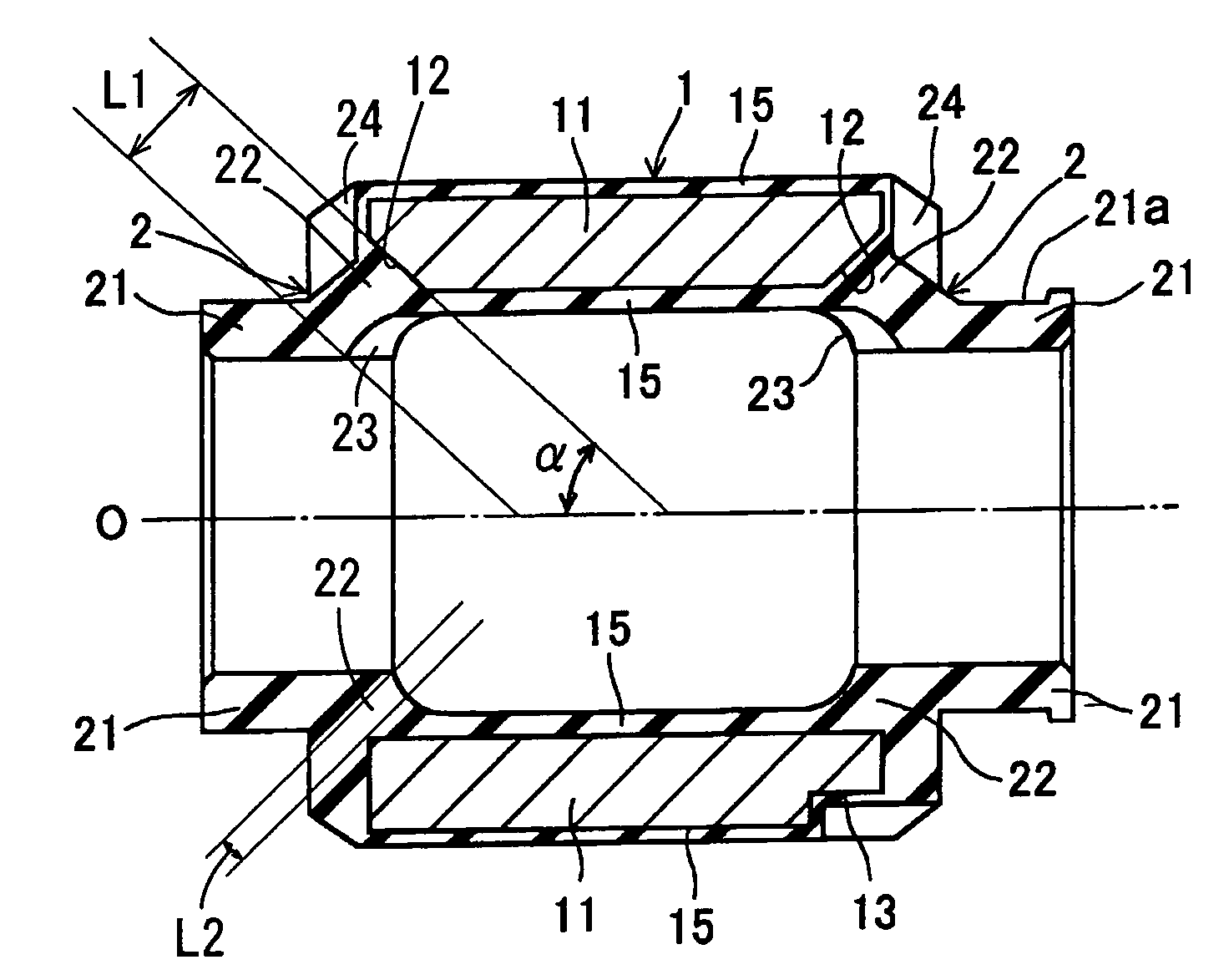 Cylindrical dynamic damper