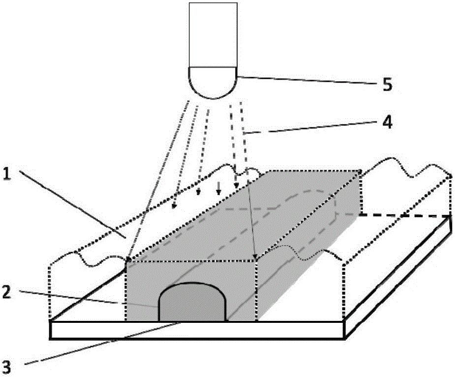 Method of light-cured resin packaging liquid-state metal printed circuit