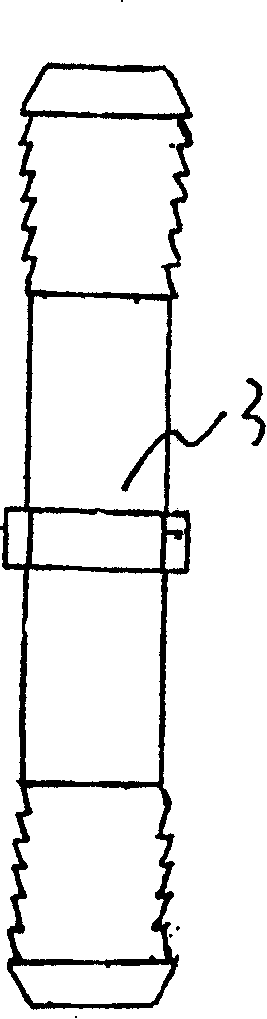 Double-end inserting elastic meshing body pile connecting end plate and prefab