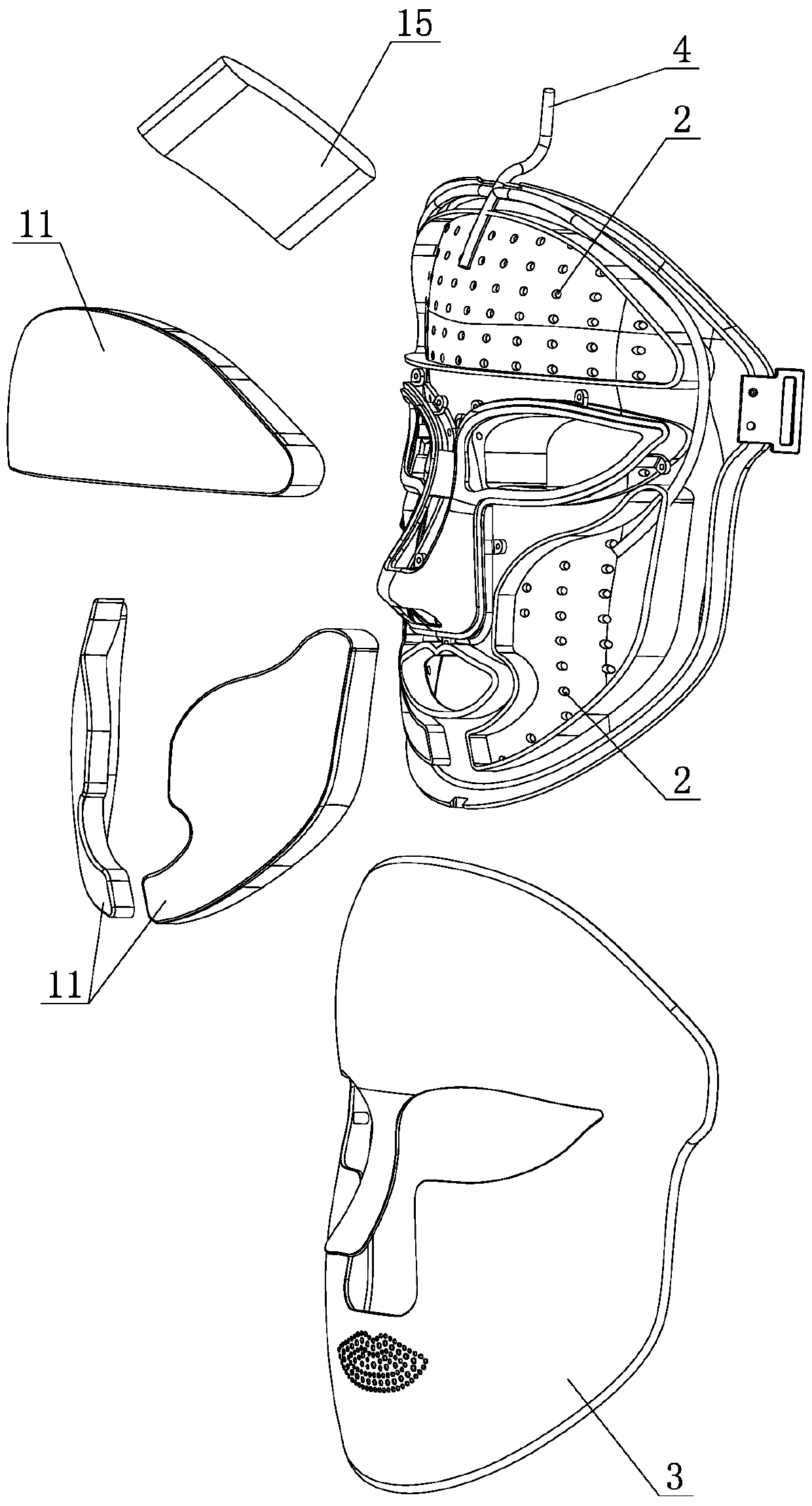 Cold-hot applying type cosmetic mask