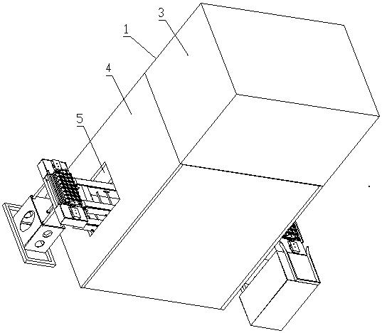 Automatic hanging type drying and cooling device