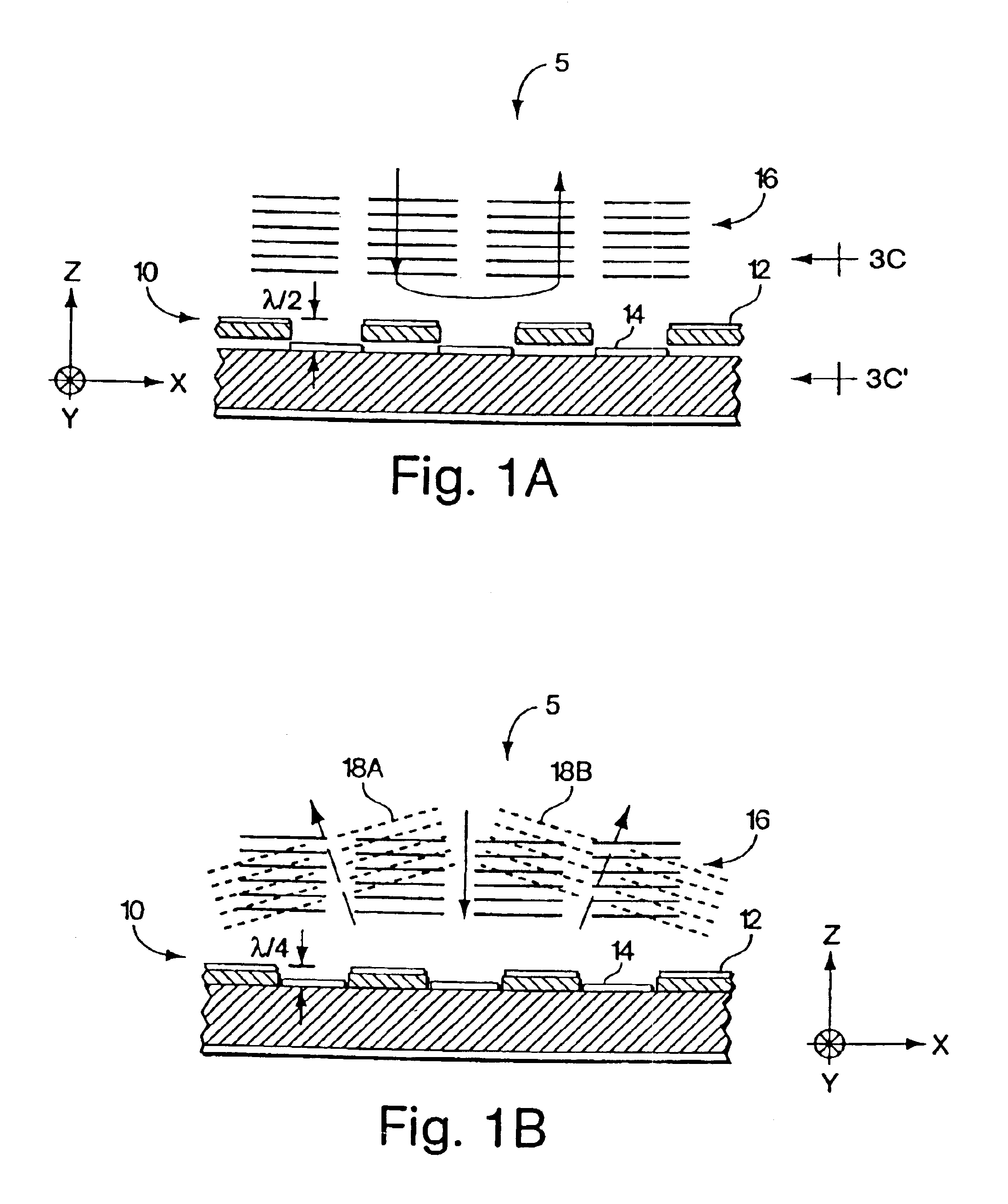 Methods and apparatus for diffractive optical processing using an actuatable structure