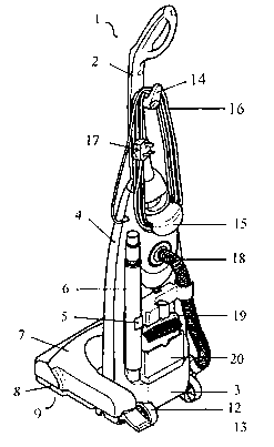 Rolling brush with axial brushing structures