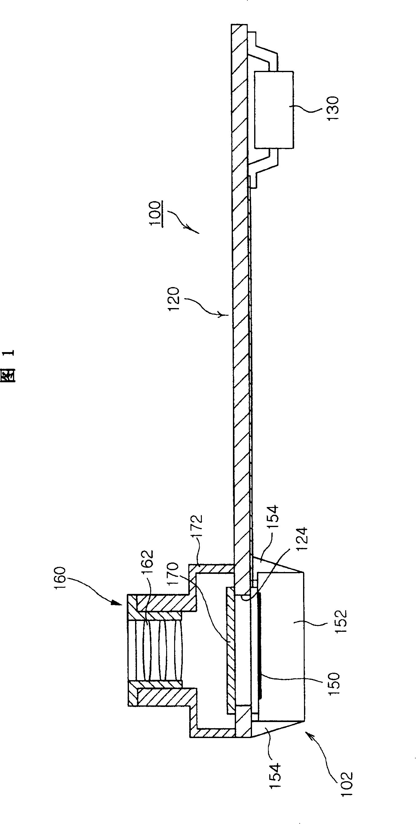 Lens unit used for camera module having optical filter therein