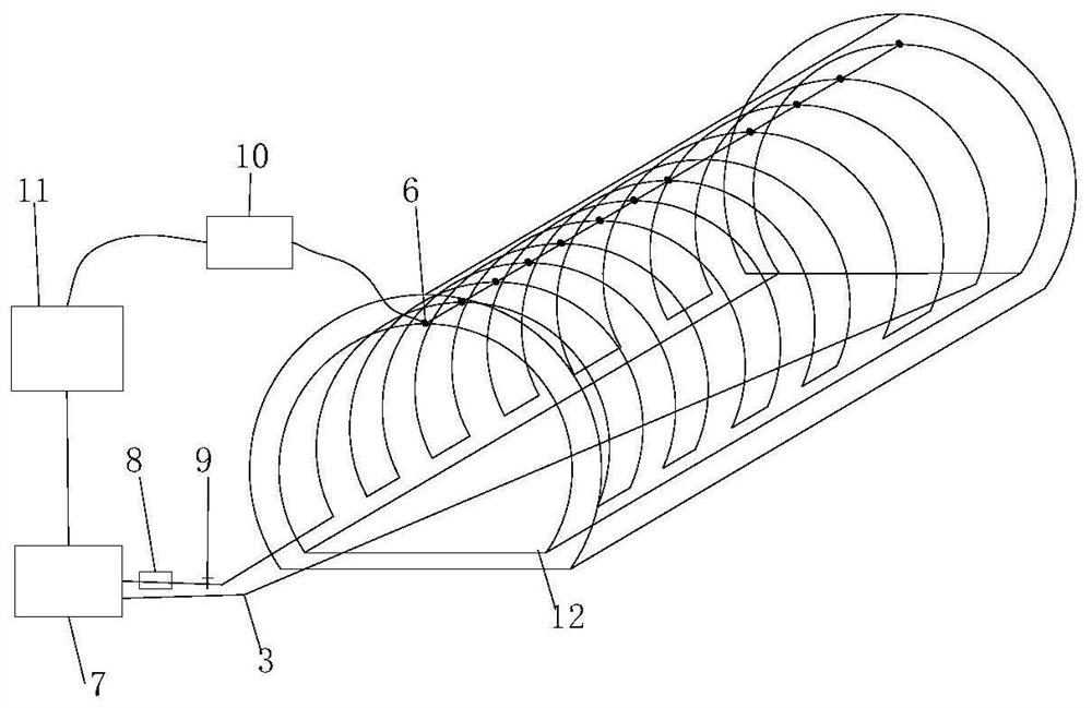 A device and installation method for preventing frost damage in tunnels in seasonally frozen soil regions