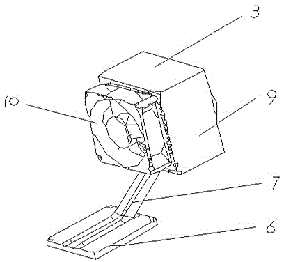 Cooling system of low-noise central control system