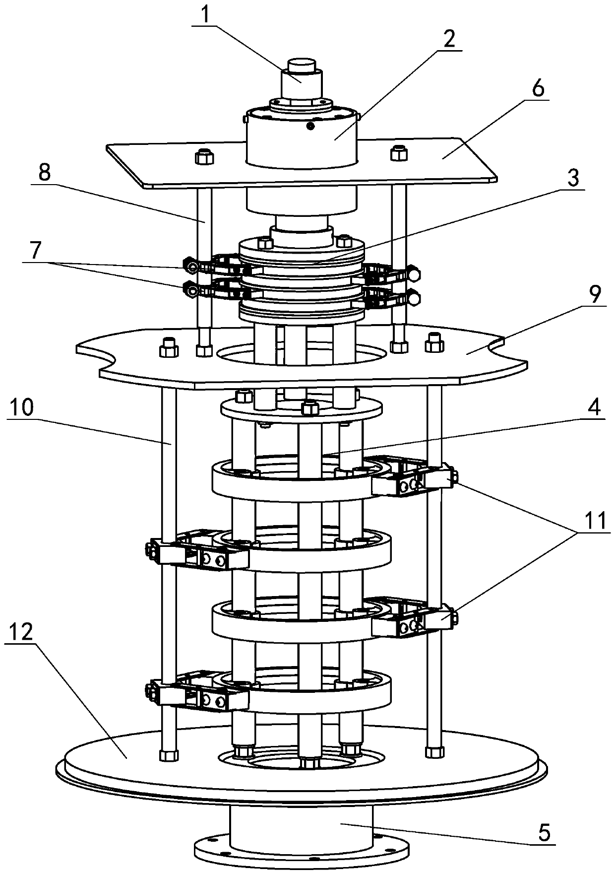 A hydraulic-electric hybrid slip ring device