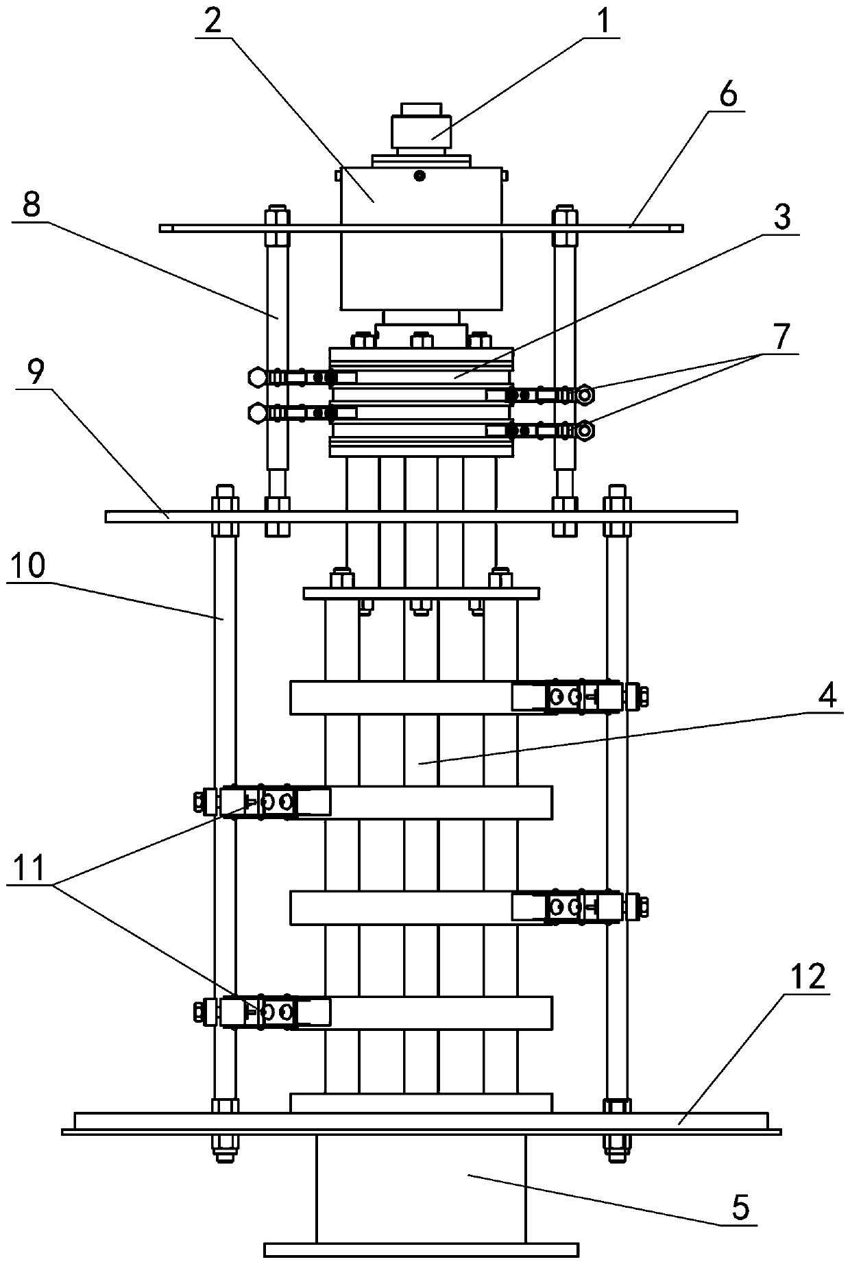 A hydraulic-electric hybrid slip ring device