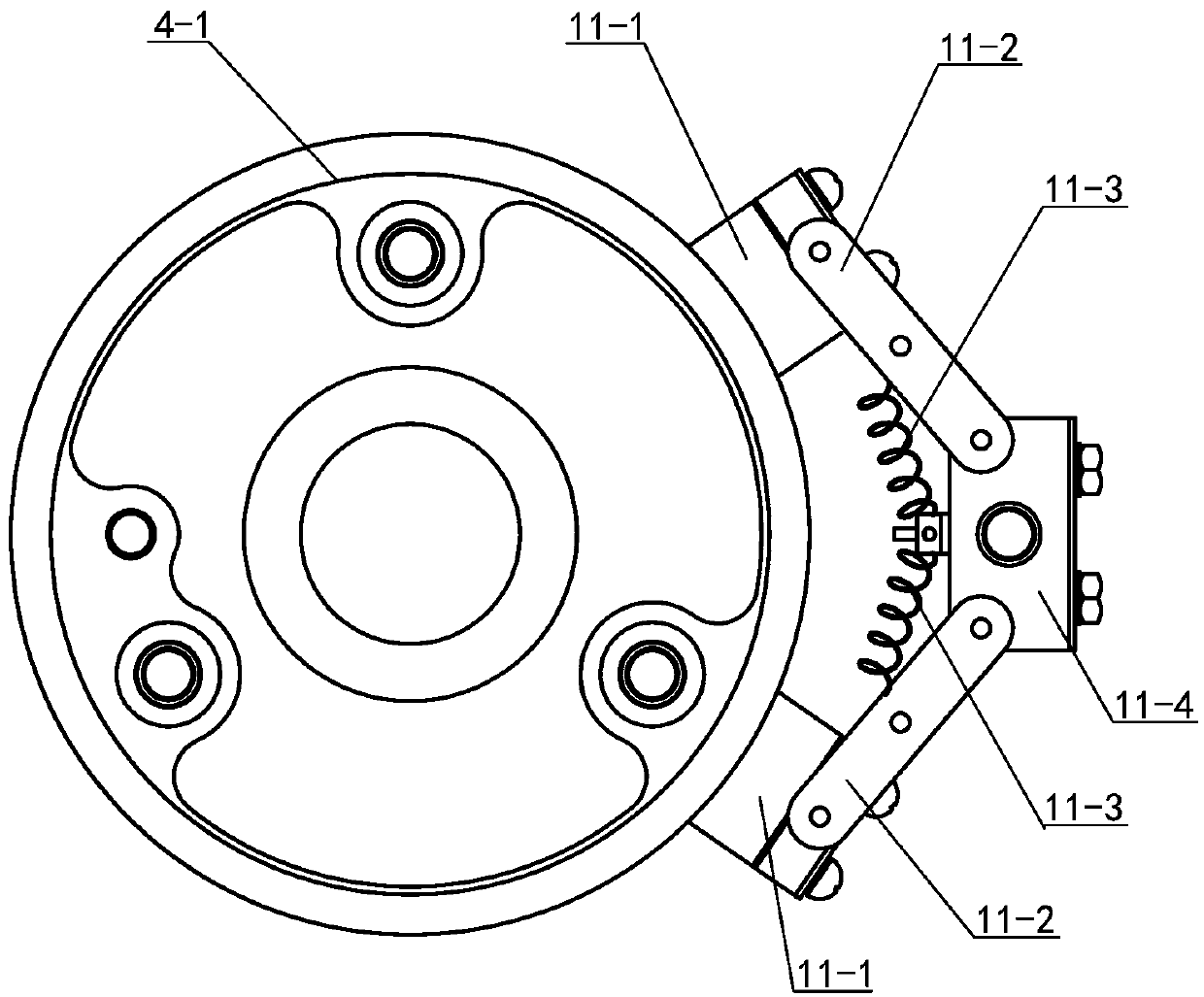 A hydraulic-electric hybrid slip ring device