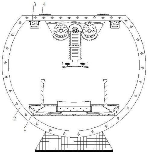 Blood drawing and hemostasis pressurizing device for clinical laboratory